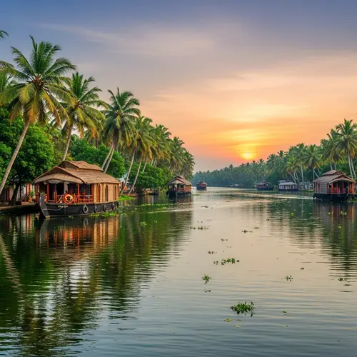 Tranquil Kerala Backwaters: Scenic Beauty of India