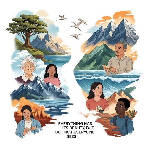 Beauty in Diversity: Nature and People Appreciating Life