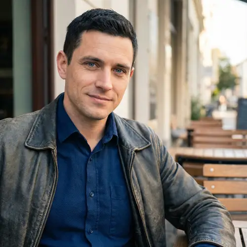 Captivating Portrait of a 30-Year-Old Caucasian Man