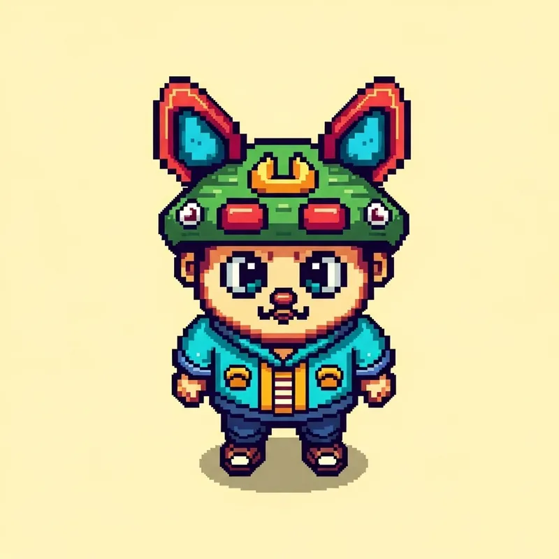 Top-Down Pixel Character Design Inspiration