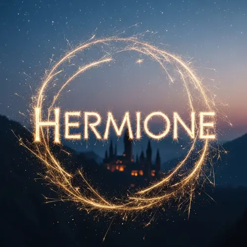 Fantasy Hermione Playlist Art - Magical Sparks in Twilight