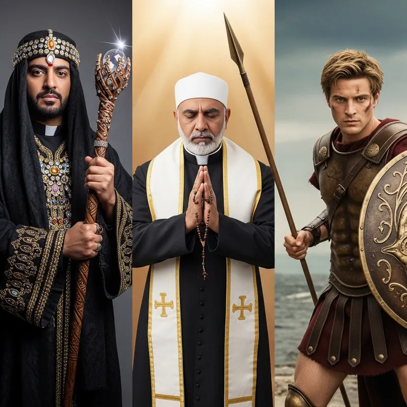 Mythical Characters: Magician, Priest, and Achilles Mythical Characters: Magician, Priest, and Achilles