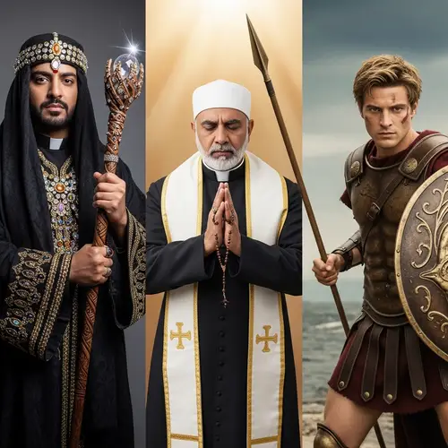 Mythical Characters: Magician, Priest, and Warrior