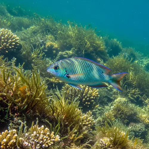 Colorful Fish Swimming in Tropical Waters | Undersea Landscape