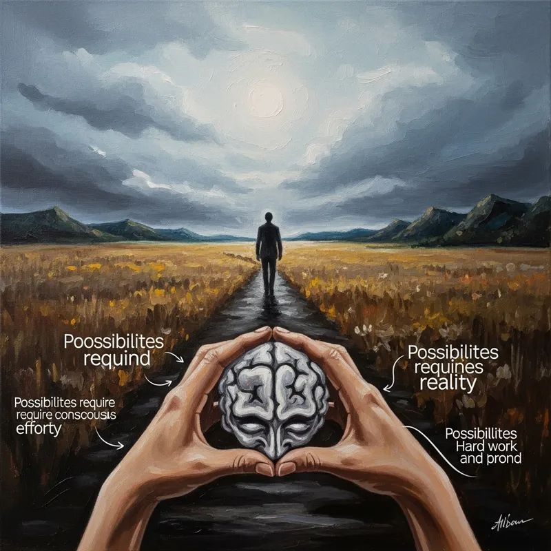 Eternal Manifestation: Symbolic Painting of Optimism and Reality