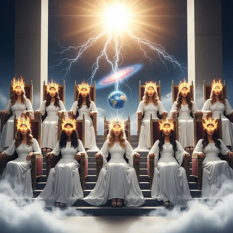 Celestial Throne Room: Twelve Exalted Women in Divine Apparel Celestial Throne Room: Twelve Exalted Women in Divine Apparel
