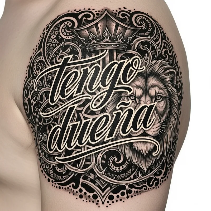 Tattoos for Men: 'Tengo Dueña' Design Ideas
