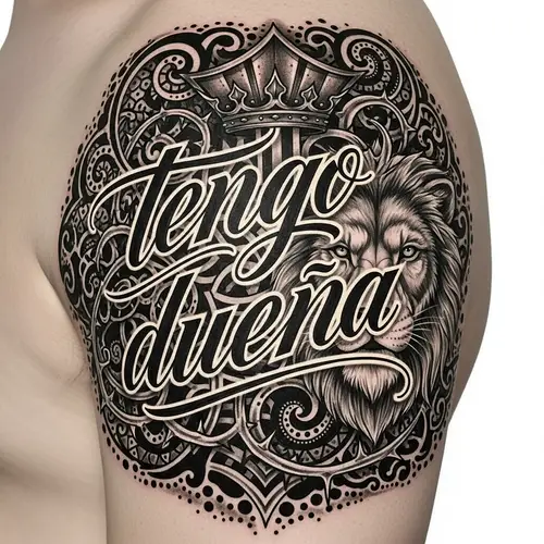 Tattoos for Men: 'Tengo Dueña' Design Ideas