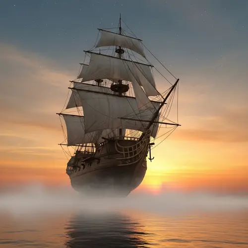 The Flying Dutchman: Legendary Ghost Ship in the Sky