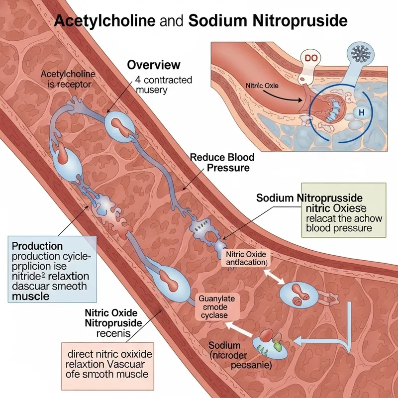 Mechanism of Action: Acetylcholine & Sodium Nitroprusside