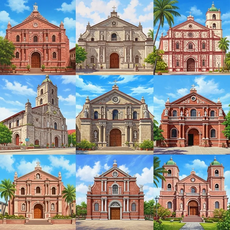 Happy Compilation of Baroque Churches in the Philippines