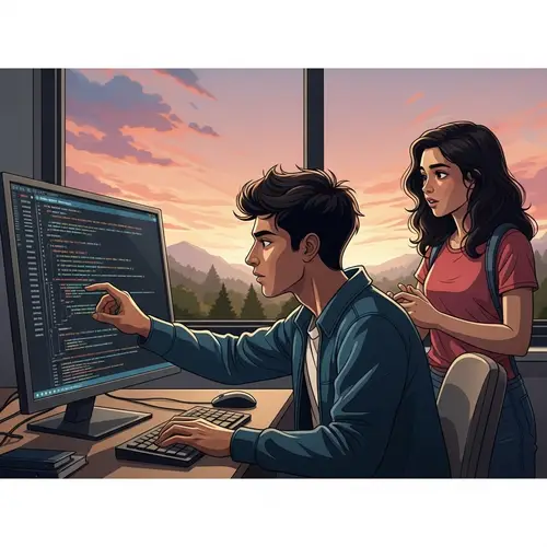 Ambitious Hispanic Programmer Inspires Middle-Eastern Girl | Coding Dreams