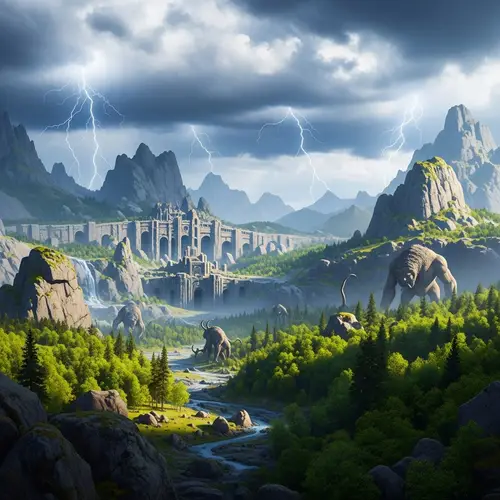 Land of the Giants: Sina Thor at Loki Mythical Location