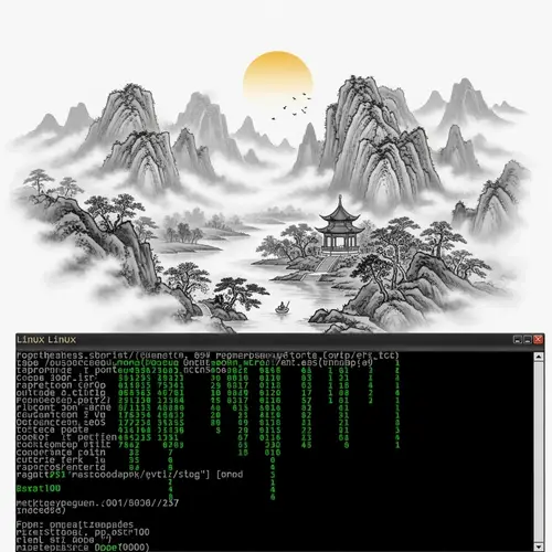 Chinese Art Meets Technology: Surrealistic Fusion Landscape