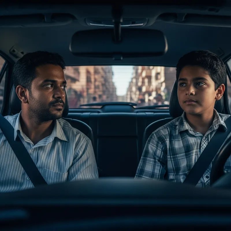 Egyptian Drive: Father & Son in Cinematic Silence