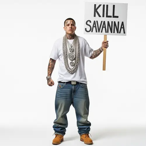 King Von Holds 'Kill Savanna' Sign | Hip-Hop Icon