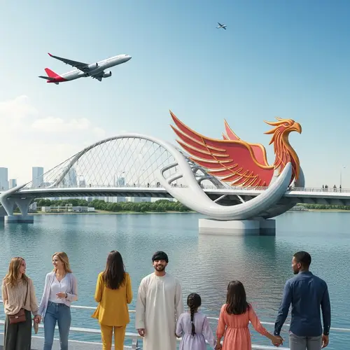 Phoenix-Inspired Bridge Design Marvels Diverse Spectators