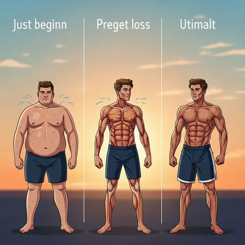 Progressive Weight Loss Transformation Journey | Fitness Progress