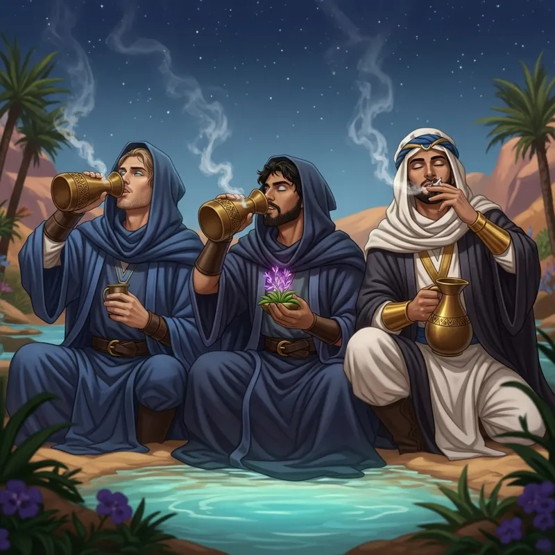 Mystical Oasis: Magical Moments of Three Diverse Magicians