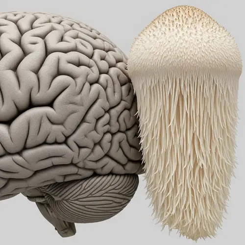 Human Brain and Hedgehog Mushroom: An Anatomical View