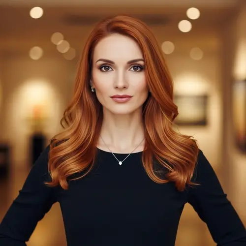 Captivating Caucasian Woman with Chocolate Brown Eyes