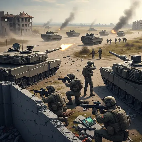 Modern Defensive Battle: Mechanized Infantry & Tank Battalion Role