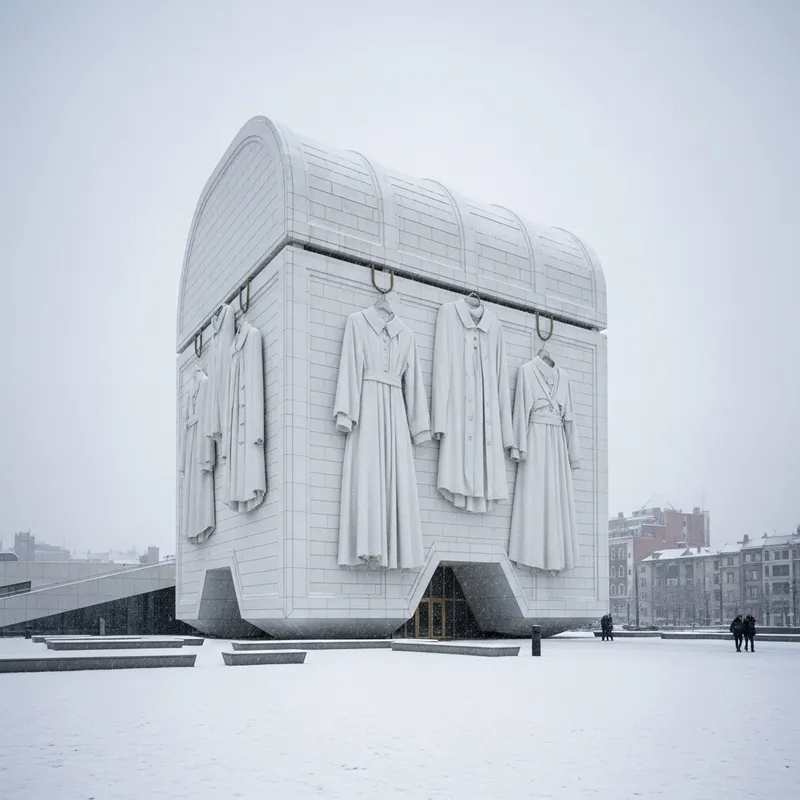 Fashion Museum in Winter Wonderland: Architectural Beauty Revealed
