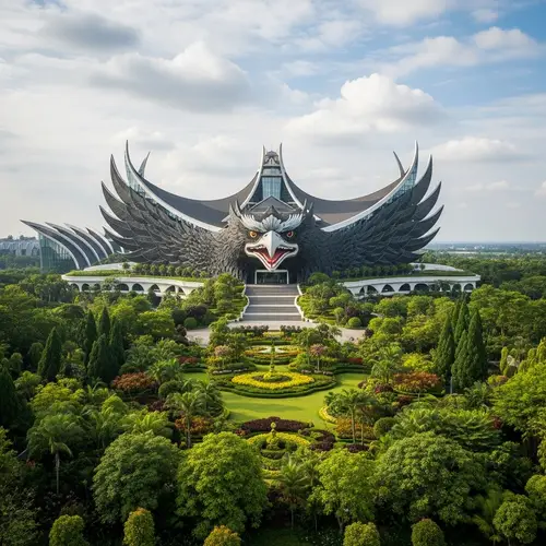Explore Nusantara Botanical Garden's Garuda-Inspired Design