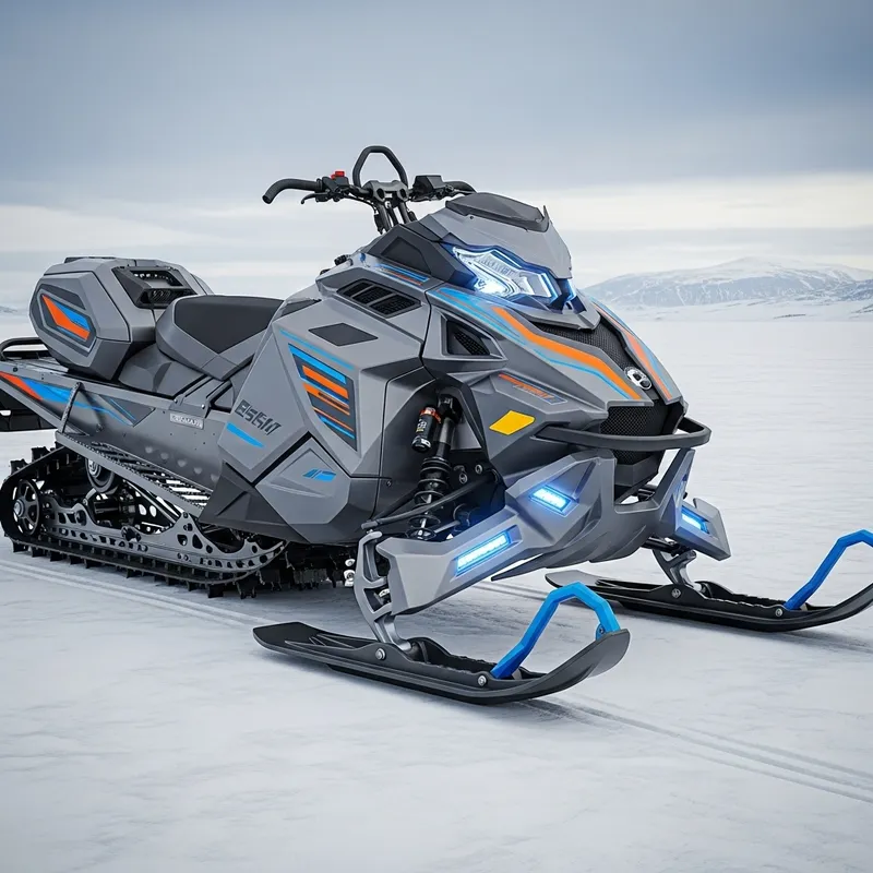 Innovative Design of Snowmobile with Ski Module