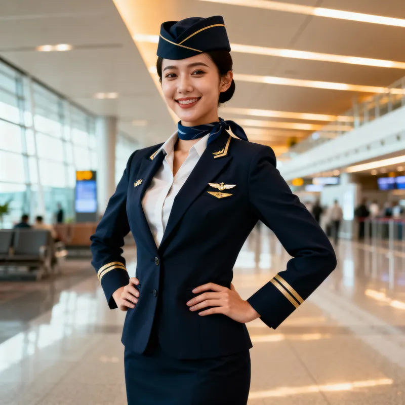 Professional Cabin Crew: Flight Attendant Excellence