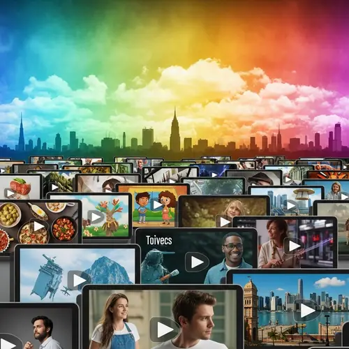 Diverse Collection of Video Containers: Cooking, Children Stories, Science, Travel