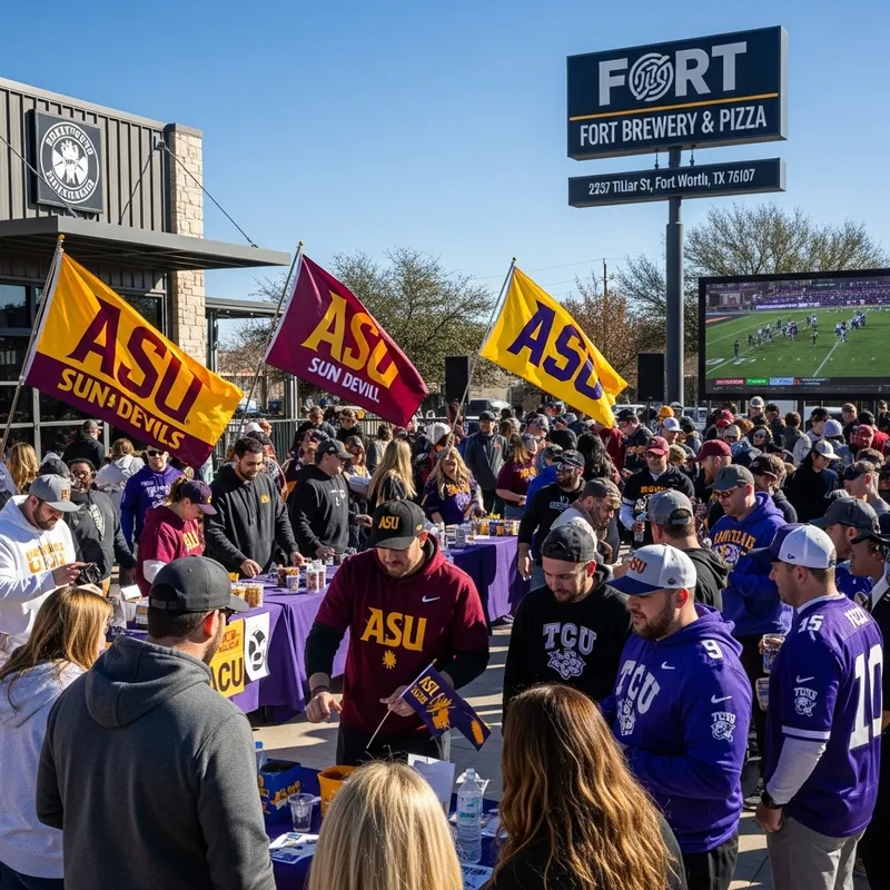 ASU vs TCU Pre-Game Tailgate Party at Fort Brewery & Pizza