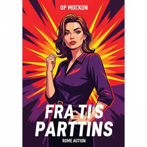 Confident and Defiant Autobiography in Vibrant Illustration Style