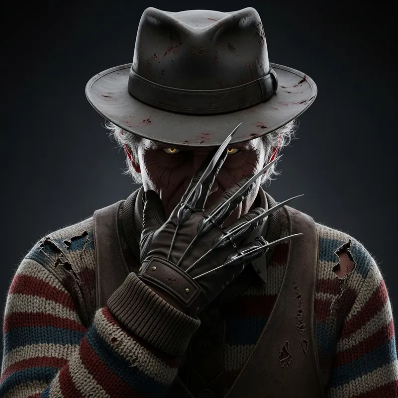 Kevin Bacon as Freddy Krueger | Hyper-Detailed Illustration