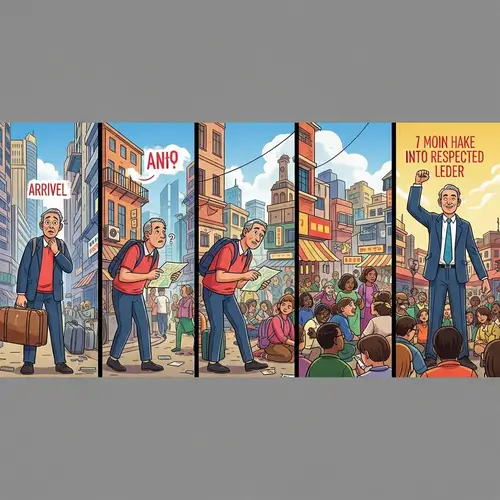 Transformation of a Middle-Aged Man to Respected Leader in a Diverse City