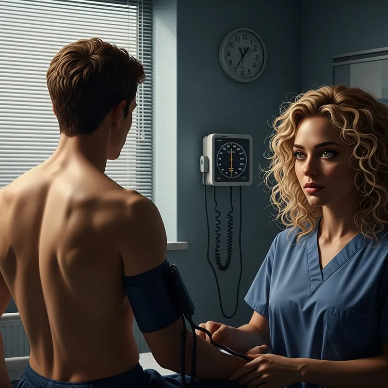 Hyper-Realistic Hospital Examination Room Portraits