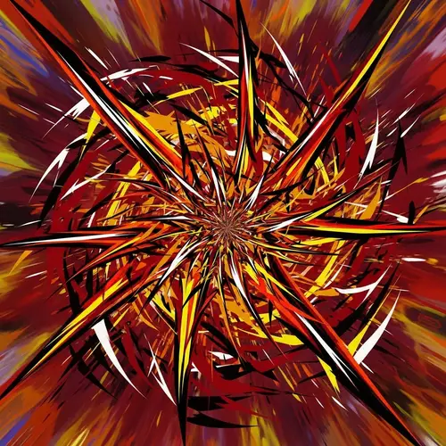 Fiercely Abstract Pupckin Concept with Angry and Dangerous Vibes