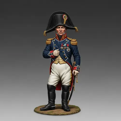 Napoleon Bonaparte in French Military Uniform