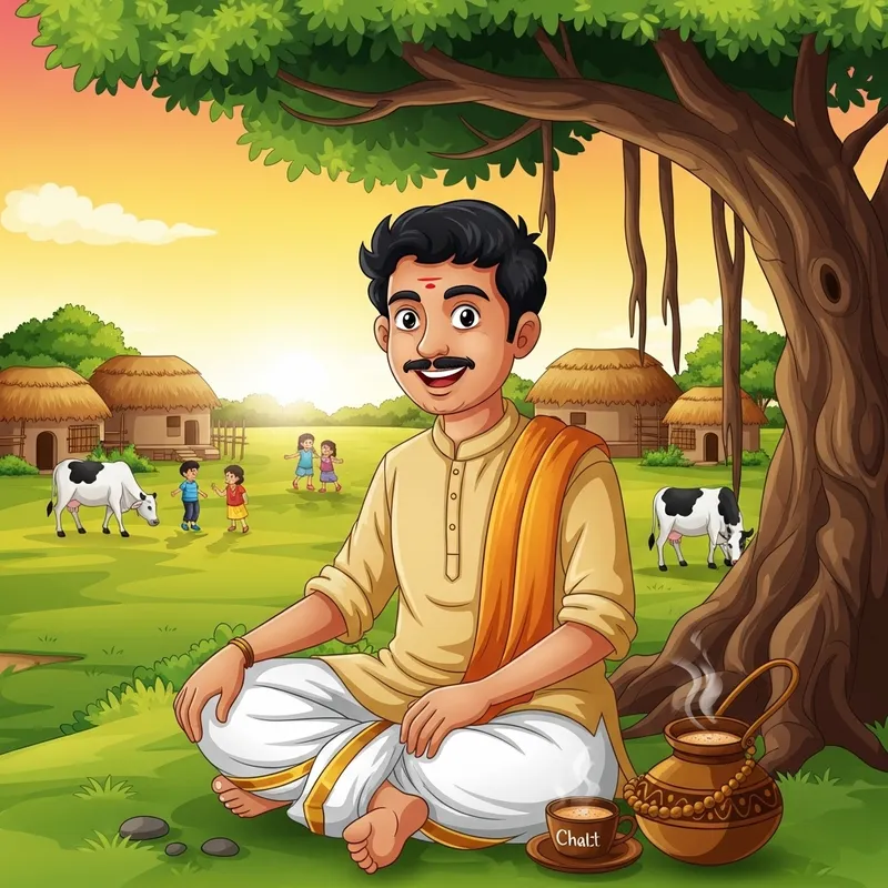 Prasanth: Authentic Indian Garb in Rural Setting