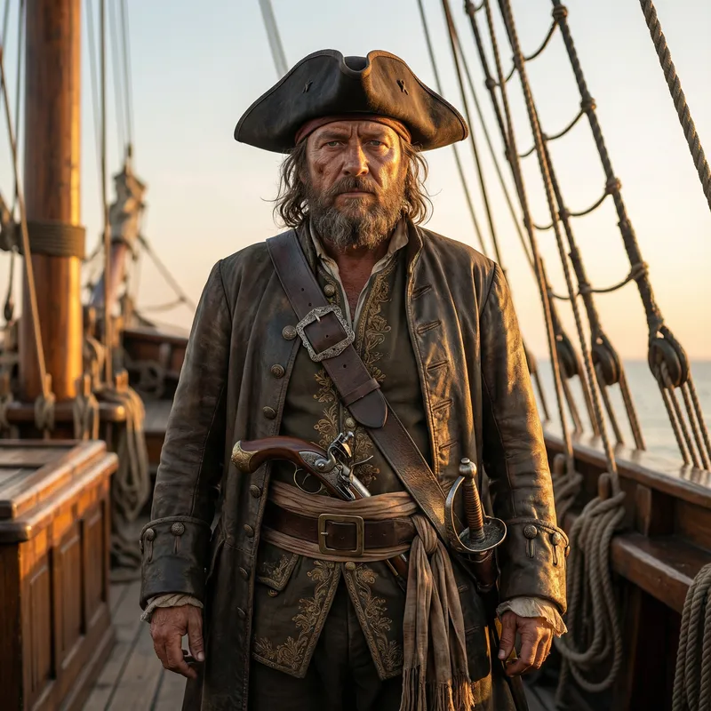 17th Century Pirate Photography - Professional Quality
