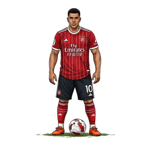 Professional Soccer Player with Notable Physical Prowess