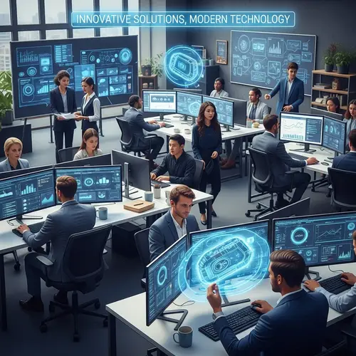 Diverse Workforce at Innovative Solutions Office | Advanced Tech