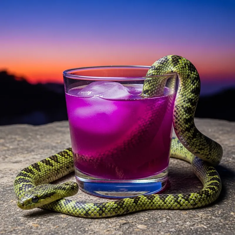 Purple Drink and Serpentine Snake | Relaxation Scene