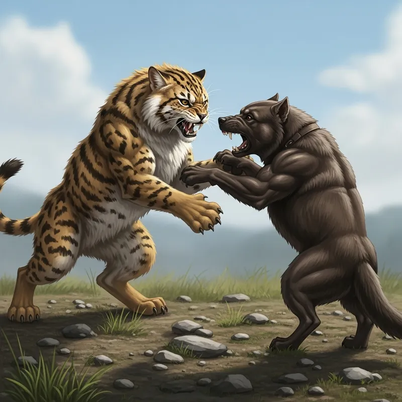 Strong Cat vs. Strong Dog: Epic Animal Battle
