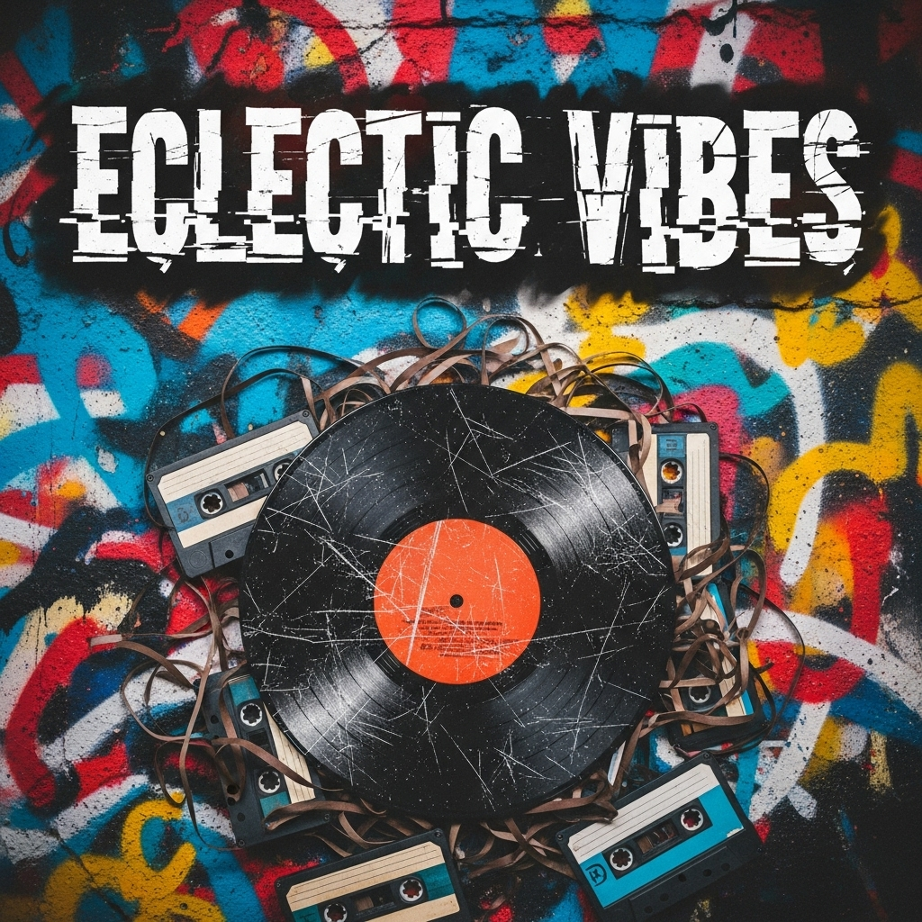 Grungy Alternative Music Album Cover | Eclectic Vibes | AI Art