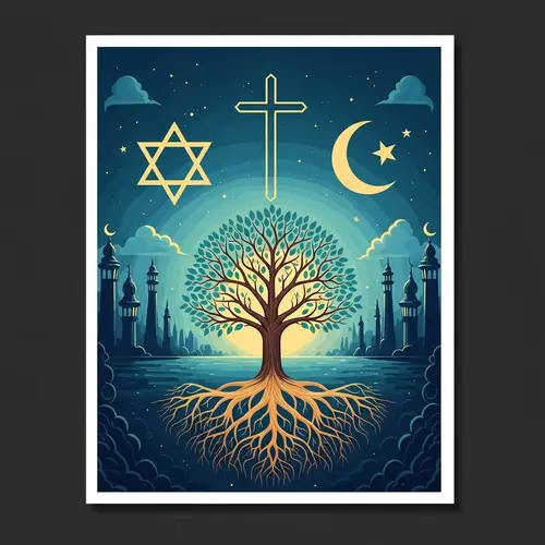 Commonalities Among Three Abrahamic Religions Poster