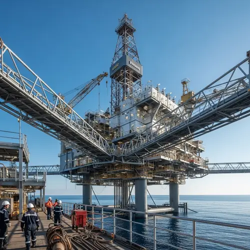 Futuristic Oil Rig: Technology Meets Industry