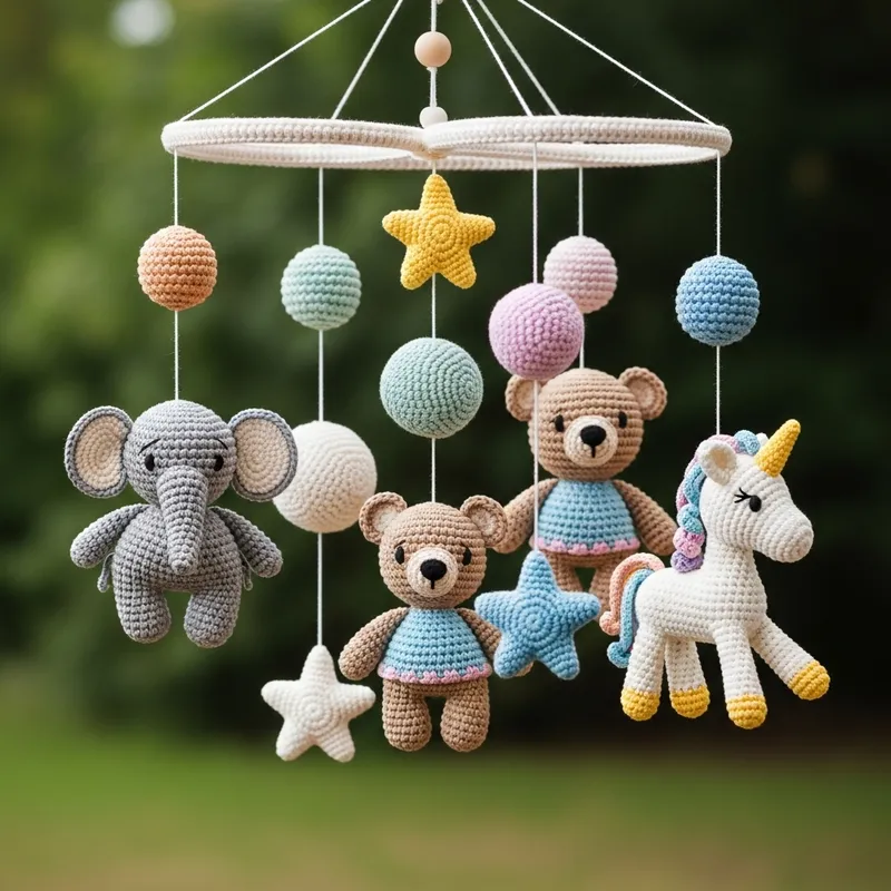 Handcrafted Crochet Baby Mobiles – Unique Designs