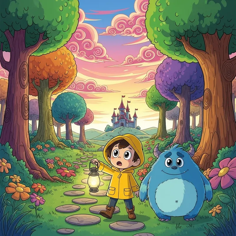 Pixar-Inspired Animated Art for Kids