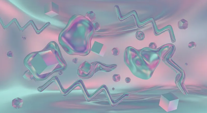 Surreal Abstract Shapes in Ethereal Space Surreal Abstract Shapes in Ethereal Space